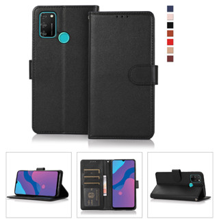 เคส Huawei Y9 Y7 Pro Y7a Y6s Y6 Y5 Prime 2019 2018 Lite เคสโทรศัพท์หนัง TPU นิ่ม ฝาพับ พร้อมช่องใส่บัตร และสายคล้อง สําหรับ  huaweiy9 huaweiy7  huaweiy6 huaweiy5  PU Leather Case Flip Cover With Card Slot Wallet เคสฝาพับ เคสเปิดปิด