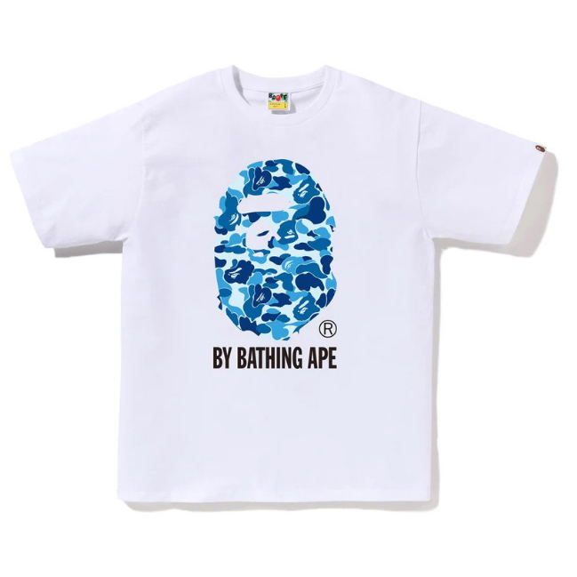 ใหม่ BAPEe เสื้อยืดแขนสั้น ลายพราง ฉลาม สําหรับผู้ชาย ผู้หญิง 0811 ราคา ถูกที่สุด ดีลบีเคเค แกลเลอรีภาพที่ 5