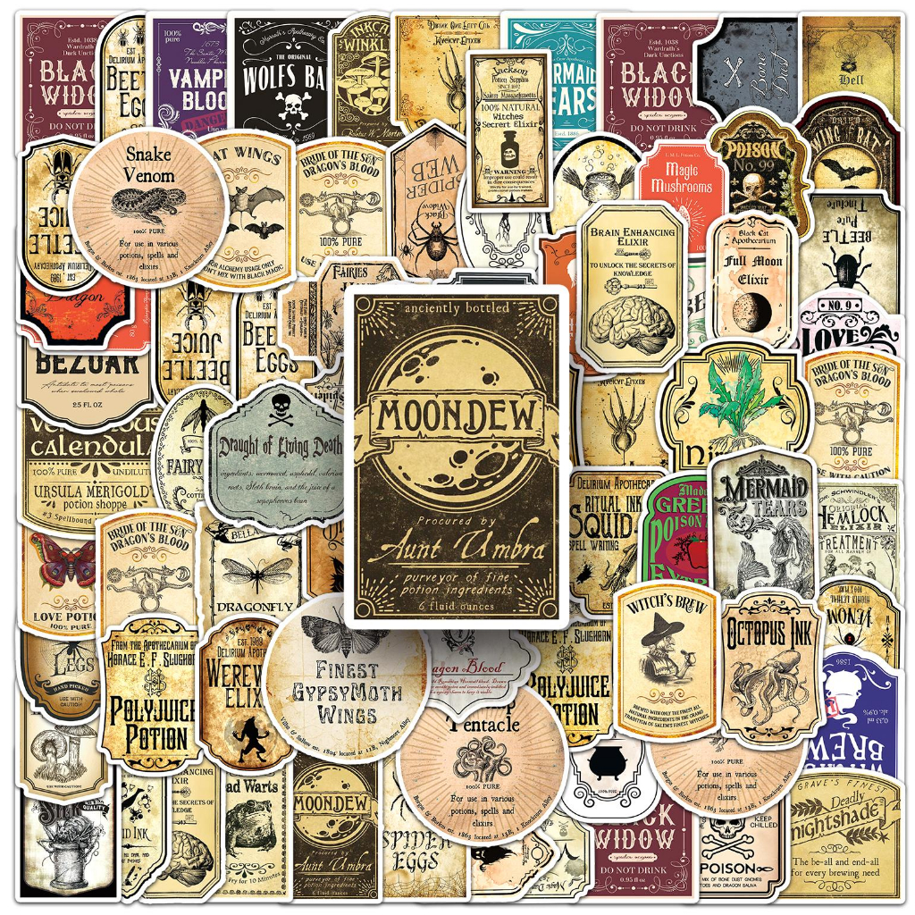 100/50 ชิ้นตลก Vintage ภาพ Creative Original สติกเกอร์สําหรับแล็ปท็อป/โทรศัพท์/หมวกกันน็อก/มอเตอร์/รถ DIY กันน้ํา Graffiti สติกเกอร์ Home Decal