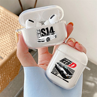 เคสหูฟังไร้สาย แบบนิ่ม ลายการ์ตูนอนิเมะ Fujiwara Takumi AE86 Initial D สําหรับ Airpods 1 2 3 Pro Air Pod 3