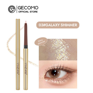 Gecomo Lying Silkworm อายไลเนอร์ปากกา ชิมเมอร์ เนื้อแมตต์ เรียบลื่น อายไลเนอร์เจล ดินสอ 10 สี