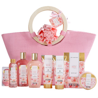 Spa Luxetique Gift Set For Mother กระเช้าของขวัญอาบน้ำ ชุดของขวัญ ของขวัญแม่  (10 Pcs) ของขวัญสำหรับแม่ วันแม่