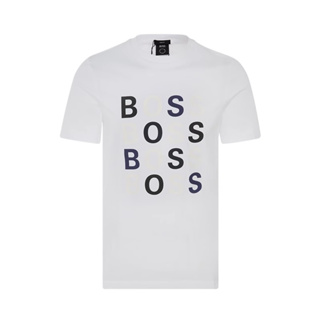 เสื้อยืดแขนสั้น ผ้าฝ้าย พิมพ์ลายโลโก้ BESS สไตล์คลาสสิก สําหรับผู้ชาย