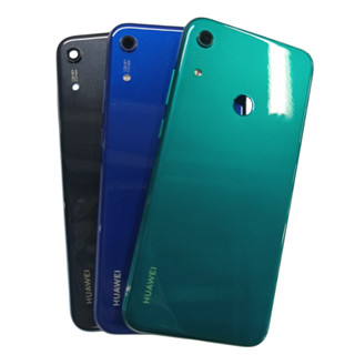 ฝาครอบแบตเตอรี่ด้านหลัง พร้อมเลนส์กล้อง ลายโลโก้ สําหรับ Huawei Y6S 2019 Honor 8A