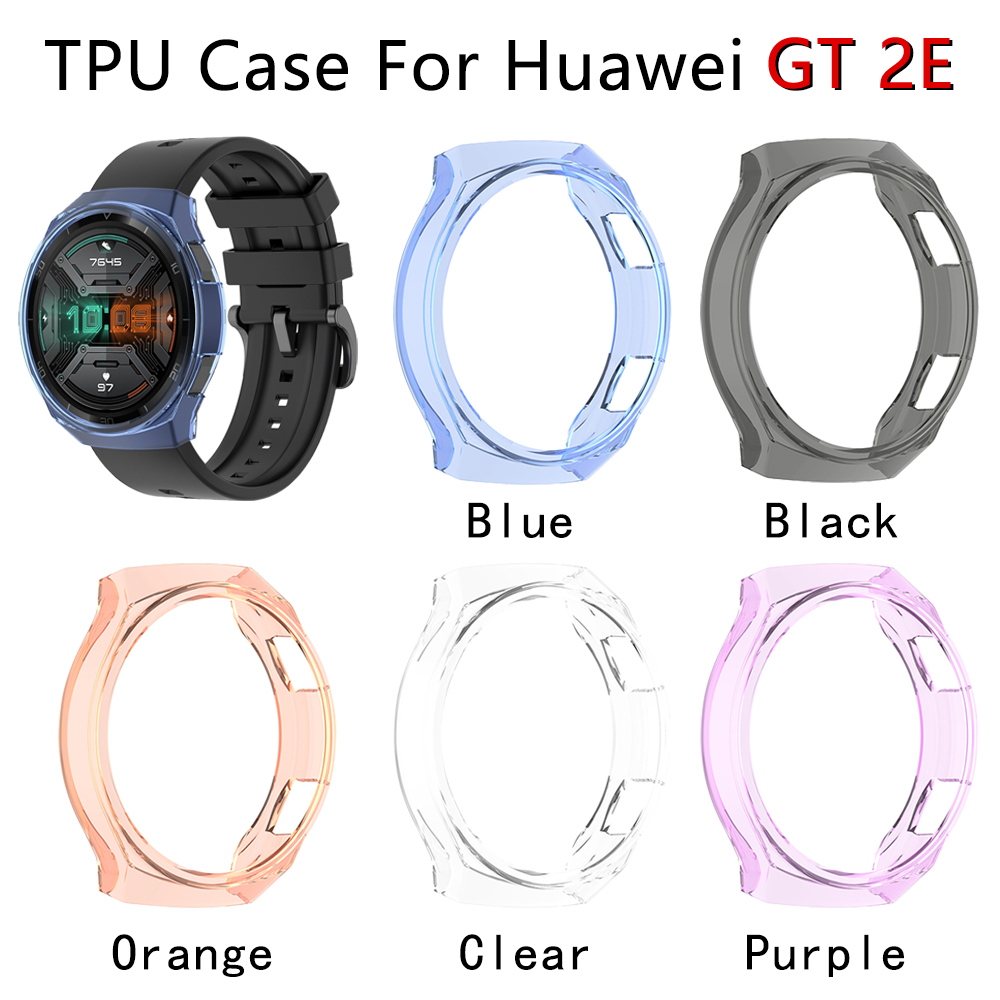 Huawei Watch GT 2e เคสนิ่ม TPU ครึ่งแพ็ค เคสป้องกันนาฬิกา สําหรับ huawei GT2 e อุปกรณ์เสริมสมาร์ทวอทช์
