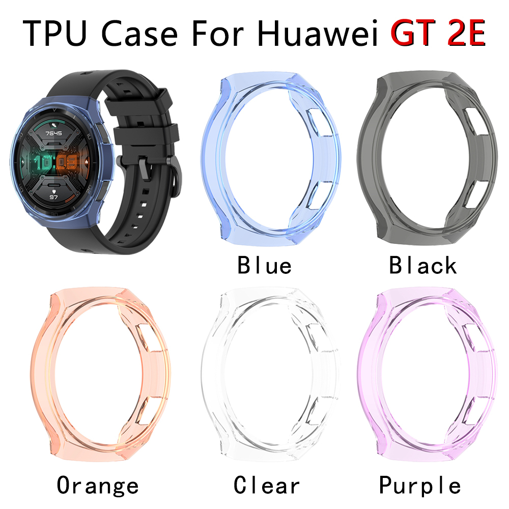 Huawei Watch GT 2e เคสนิ่ม TPU ครึ่งแพ็ค เคสป้องกันนาฬิกา สําหรับ huawei GT2 e อุปกรณ์เสริมสมาร์ทวอท