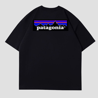 เสื้อยืดแขนสั้น พิมพ์ลาย Patagonia แฟชั่นคลาสสิก สไตล์วินเทจ สําหรับผู้ชาย และผู้หญิง