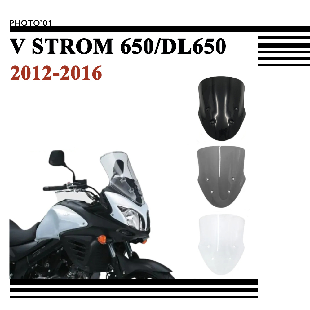 Psler ชิวหน้า บังลม กระจกหน้ารถ กระจกกันลม สําหรับ SUZUKI DL650 V STROM 650 V STROM650 VSTROM 650 20