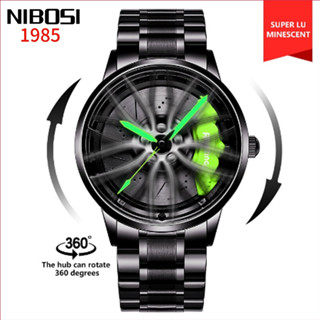 Nibosi รีล Gio 360o Girat Rio Rel Gio จากขอบล้อรถ ผ้า เงางาม กันน้ํา รีล Gio ผู้ชาย Super Car In One O สเตนเลส Vel