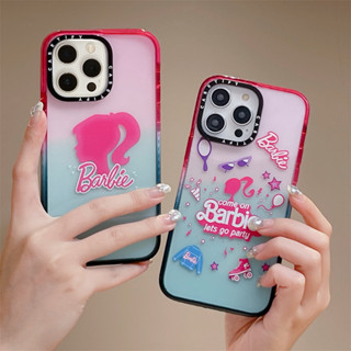 CASE.TIFY cotton candy Glitter Phone case for iphone 14 14pro 14promax 13 13pro 13promax Cute Barbie Series doodle Shock-proof air cushion phone case simple style 12 12pro 12promax 11 2023 New Design HD transparent Phone case Pink girl