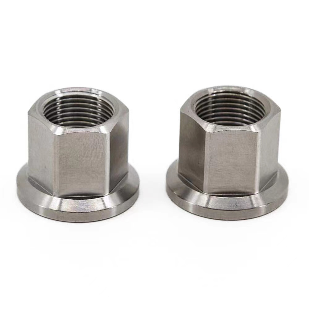 BMX TC4 TITANIUM 14MM WHEEL NUTS (ยาว)