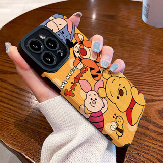 เคสโทรศัพท์มือถือ ลายการ์ตูนดิสนีย์ วินนี่ เดอะ พูห์ ทิกเกอร์ สําหรับ iPhone X XR XS MAX 11promax 14promax 13 14 12pro 12 6s 7plus 13promax