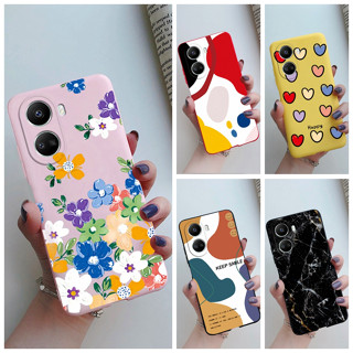 สําหรับ Huawei nova 10 SE พิมพ์ลาย เคสซิลิโคน นิ่ม เคลือบด้าน เคสสีลูกกวาด