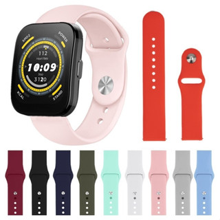 สายนาฬิกาข้อมือซิลิโคน แบบนิ่ม สาย amazfit bip 5 Strap Amazfit GTS/GTS 2/Amazfit GTS 3 สาย Amazfit GTS 4 mini สายนาฬิกา amazfit bip 5 Amazfit Bip 3 pro Strap Amazfit Bip U pro/GTR2/ GTR 3/GTR 4/ Huawei GT / GT2 / GT3 Strap Samsung Galaxy Watch 4/5/6 Strap