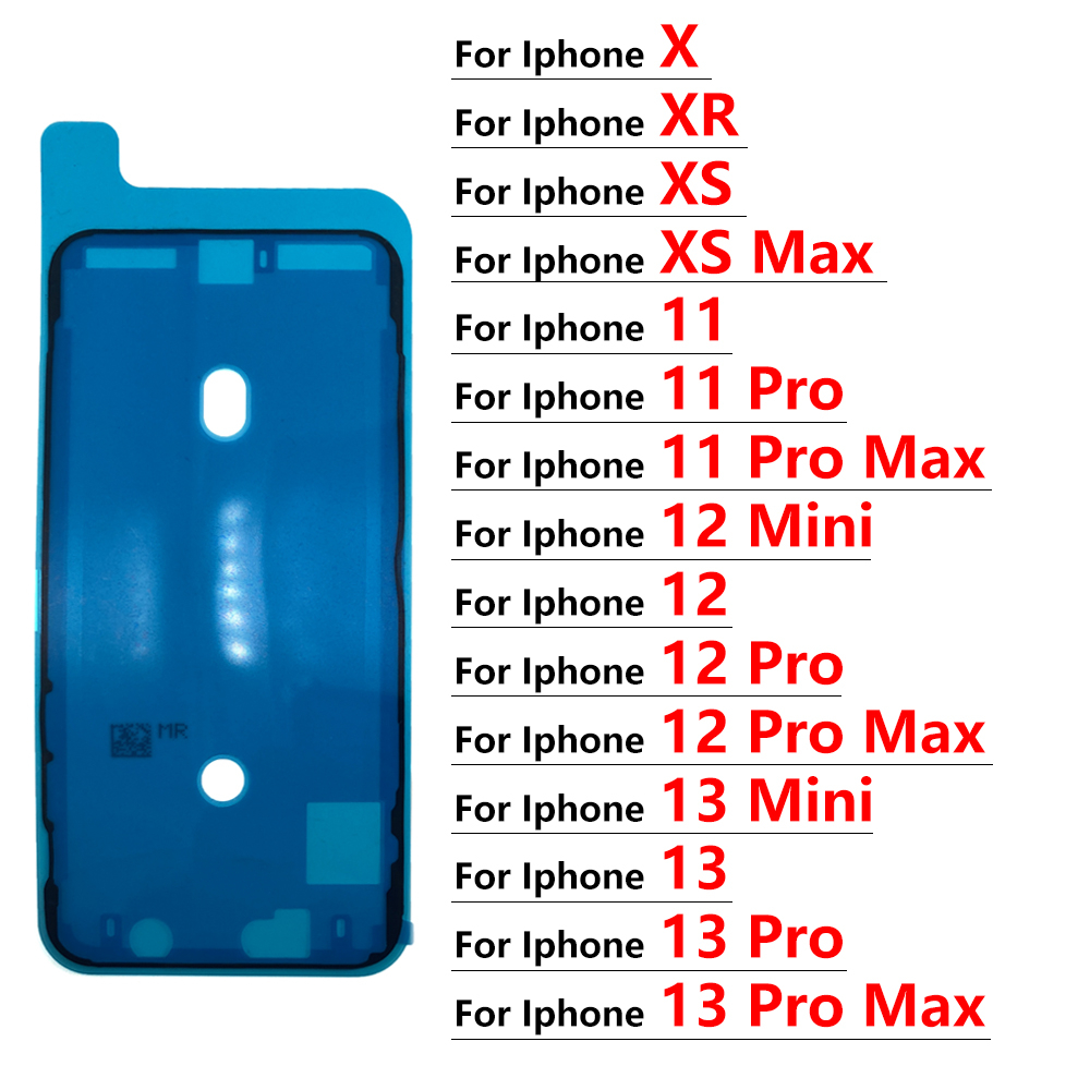 สําหรับโทรศัพท์ 13 12 11 Pro Max X XR XS Max สติ๊กเกอร์กาวกันน้ํา LCD เทปสติกเกอร์กาว