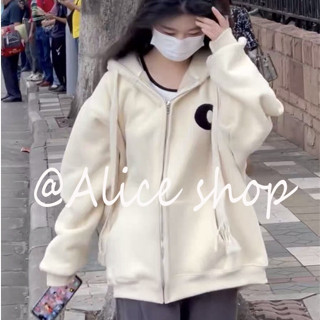 Alice เสื้อกันหนาว เสื้อฮู้ด New Style cozy ทนทาน สบาย WJK2390PMB37Z230912