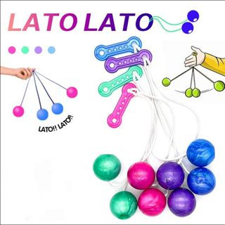 Nostalgia ของเล่น LATO LATO LATTO LATTO ของเล่นปริศนา VIRAL LATO-LATO LED 4ซม. สําหรับเด็ก