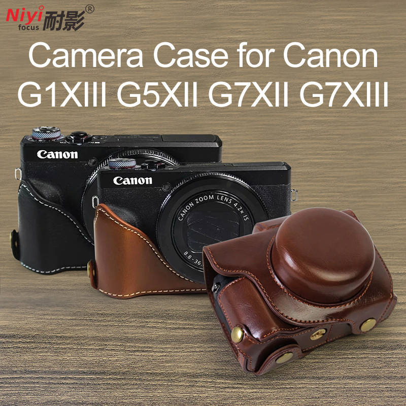 เคสหนัง PU ป้องกันกล้อง แบบเต็มตัว สําหรับกล้อง Canon G5X2 G5XII G1XIII G1X3 G7XII G7X2 Canon G5X II