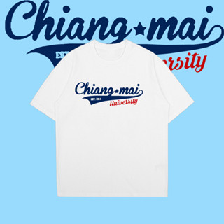 เสื้อ Chiang Mai University  ผ้า Cotton 100 %