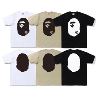 Bape เสื้อยืด คอกลม แขนสั้น ผ้าฝ้าย พิมพ์ลาย แฟชั่นสําหรับผู้ชาย และผู้หญิง