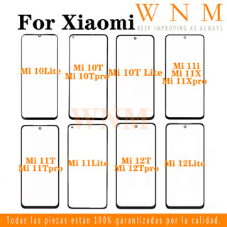 แผงเซนเซอร์หน้าจอสัมผัส LCD ดิจิไทเซอร์ ด้านนอก สําหรับ Xiaomi Mi 13 12T 11i 11X Pro 11T 10 10T 12 Lite