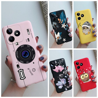 เคสโทรศัพท์มือถือ ซิลิโคนนิ่ม ป้องกันกล้อง พิมพ์ลาย สีแคนดี้ สําหรับ Realme C51 RMX3830