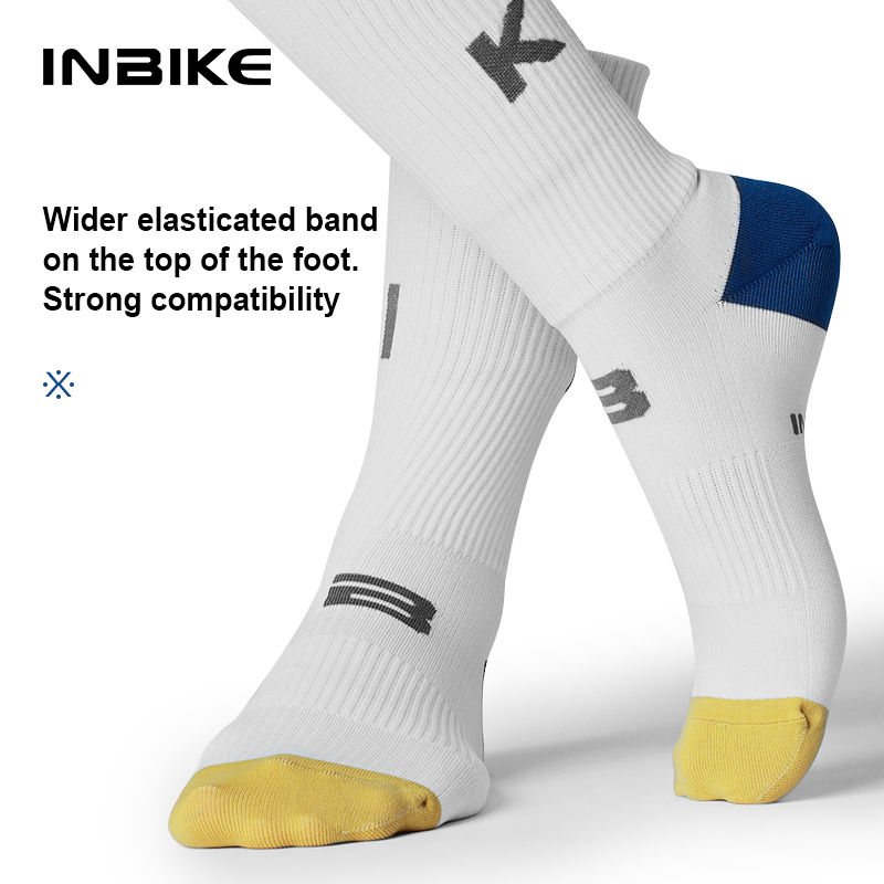 INBIKE ถุงเท้ากีฬามืออาชีพ 1/3/5 คู่ ถุงเท้าวิ่งสำหรับผู้ชายและผู้หญิง ดูดซับเหงื่อและความชื้น ความยืดหยุ่นสูง เหมาะสำหรับกีฬา วิ่ง ขี่จักรยาน ปีนเขา ฯลฯ