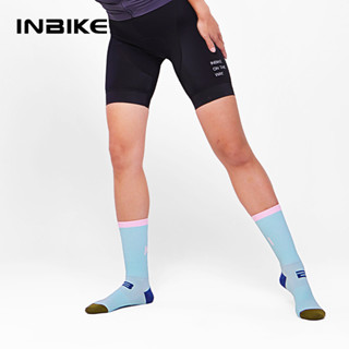 Inbike ถุงเท้ายาว กันลื่น กันชื้น หลากสี สําหรับขี่จักรยาน ทุกเพศ ทุกวัย