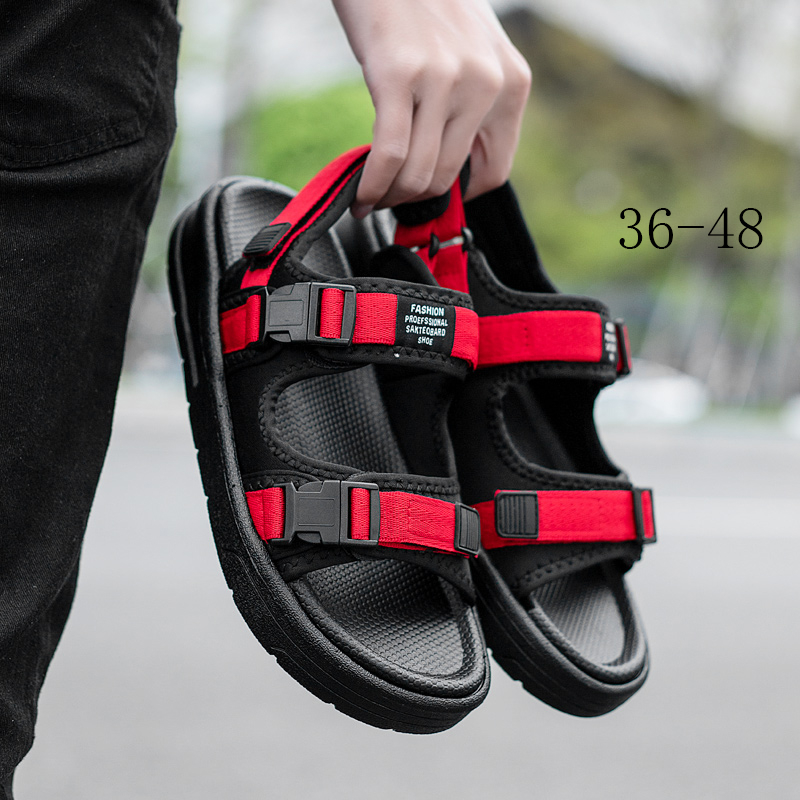 SOCRS แฟชั่นรองเท้าแตะผู้ชายฤดูร้อนสวมใส่ลื่นแนวโน้มสบายๆ Breathable หนาด้านล่าง EU46 EU47 EU48 US13