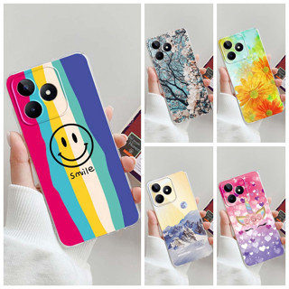 เคสโทรศัพท์มือถือ TPU แบบนิ่ม พิมพ์ลาย กันกระแทก สําหรับ Realme C51 2023