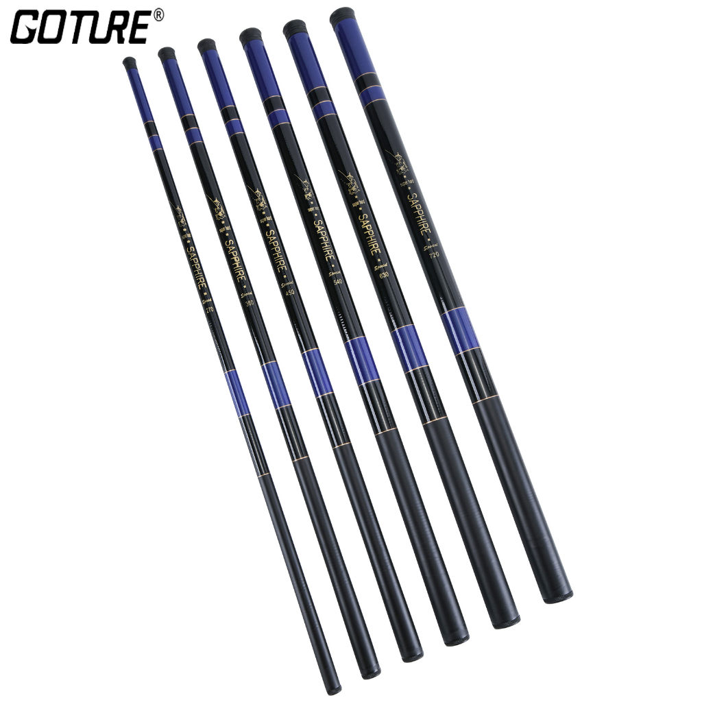 Goture คันเบ็ดตกปลา รุ่น glory ชิงหลิว คาร์บอนไฟเบอร์ ขนาด2.7m-7.2m จัดส่งจากไทย