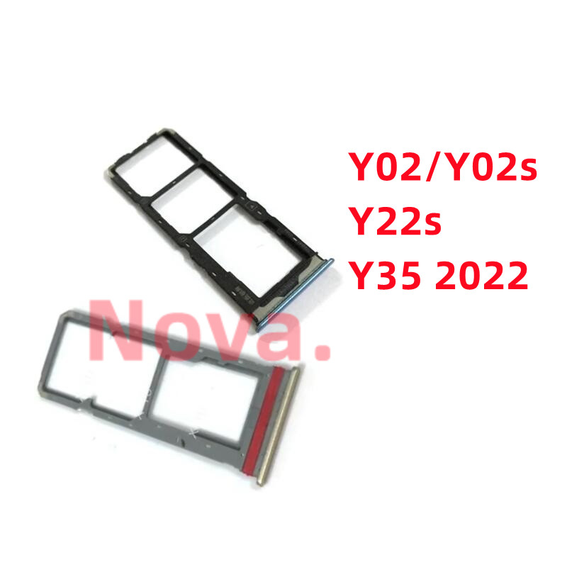 ถาดซิมการ์ด อะไหล่โทรศัพท์มือถือ สําหรับ Vivo Y02 Y02s Y22 Y22s Y35 2022