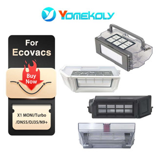 Ecovacs T9/T9 AIVI/T8/T8 AIVI/950/920/N8 Pro/N8 กล่องเก็บฝุ่น สําหรับถังขยะ อะไหล่ทําความสะอาดสถานีเปล่าอัตโนมัติ