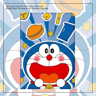 For iPad Air4 Pro10.9-Air5 Gen9 10.2inch Gen8 Gen7 2019 Apple iPad Cover For 2018ipad AIR2 Protective Sleeve 3 shell 6 leather Set 1 anti-Fall Gen6 cartoon Doraemon mini4/5/6 tablet ipad Pro9.7 Gen5 Cover