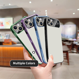 เคสโทรศัพท์มือถือ TPU แบบนิ่ม ชุบไฟฟ้า ขนาดใหญ่ สําหรับ iPhone 11 Pro XS Max 7 8 Plus