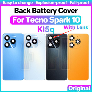 ฝาครอบแบตเตอรี่ด้านหลัง สําหรับ TECNO Spark 10 KI5p