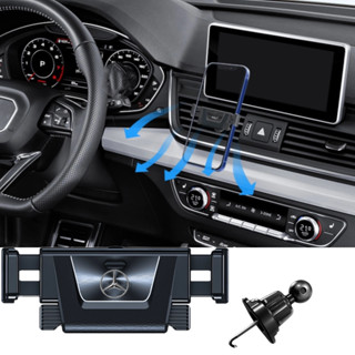 ที่วางโทรศัพท์มือถือในรถยนต์ 360° Mercedes-Benz A-Class ClassC ClassCLA ESQ EQB ClassE AMG Air Outlet Navigation Bracket Anti-Shake Stable Bracketอุปกรณ์เสริมในรถยนต์