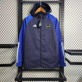 เสื้อแจ็กเก็ต Arsenal FC สีฟ้า สําหรับผู้ชาย ไซซ์ 23-24