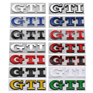 สติกเกอร์โลโก้ GTI โลหะ 3D ติดฝากระโปรงหน้า และหลังรถยนต์ สําหรับ Volkswagen VW GTI Golf 2 3 4 5 6 7 MK2 MK3 MK4 MK5 MK6 MK7 MK8