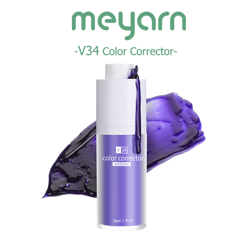 MEYARN  V34 Color Corrector Serum เซรั่มไวท์เทนนิ่ง กําจัดคราบฟัน 30 มล.