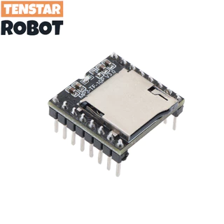 Dfplayer โมดูลเครื่องเล่น MP3 MP3 ขนาดเล็ก รองรับการ์ด TF U-Disk IO Serial Port AD สําหรับ arduino Diy