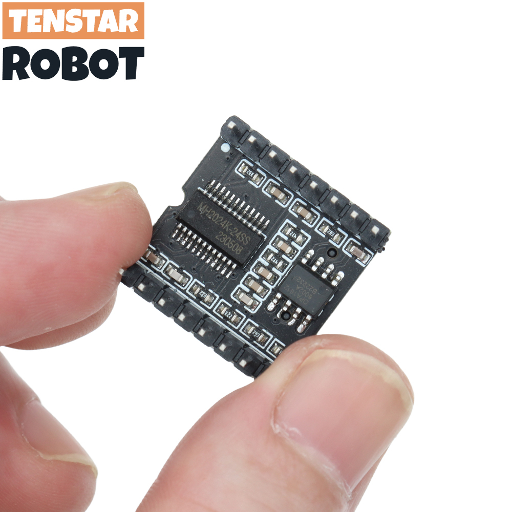 Dfplayer โมดูลเครื่องเล่น MP3 MP3 ขนาดเล็ก รองรับการ์ด TF U-Disk IO Serial Port AD สําหรับ arduino Diy