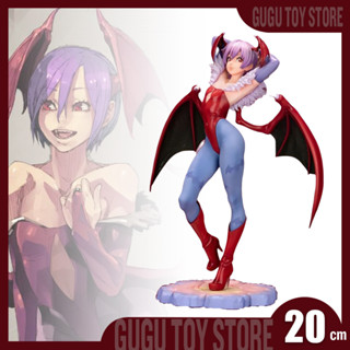 โมเดลฟิกเกอร์ Pvc รูปปั้นอนิเมะ Darkstalkers Lilith ขนาด 20 ซม. พร้อมกล่องของขวัญ สําหรับตกแต่งวันเกิด