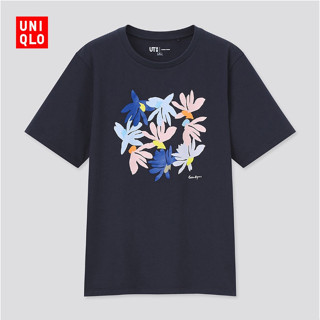 ขายดี Uniqlo เสื้อยืด คอกลม แขนสั้น สําหรับผู้หญิง (เสื้อยืด)