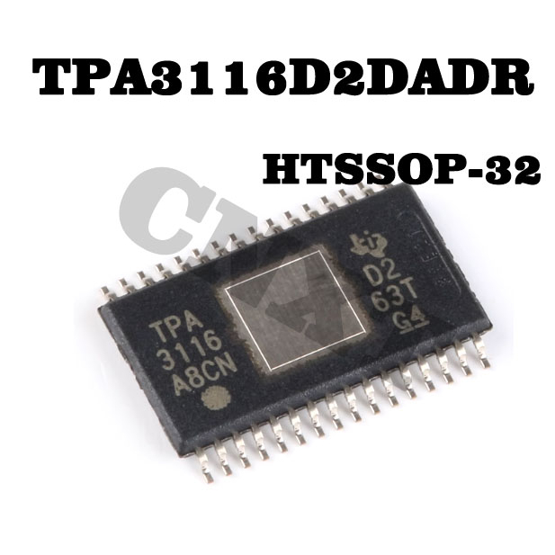 1~2 ชิ้น TPA3116D2DADR TPA3116 TPA3156 TPA3156D2DADR HTSSOP32 ใหม่