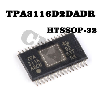 วงจรรวม TPA3116D2DADR TPA3116 TPA3156 TPA3156D2DADR HTSSOP32 2 ชิ้น