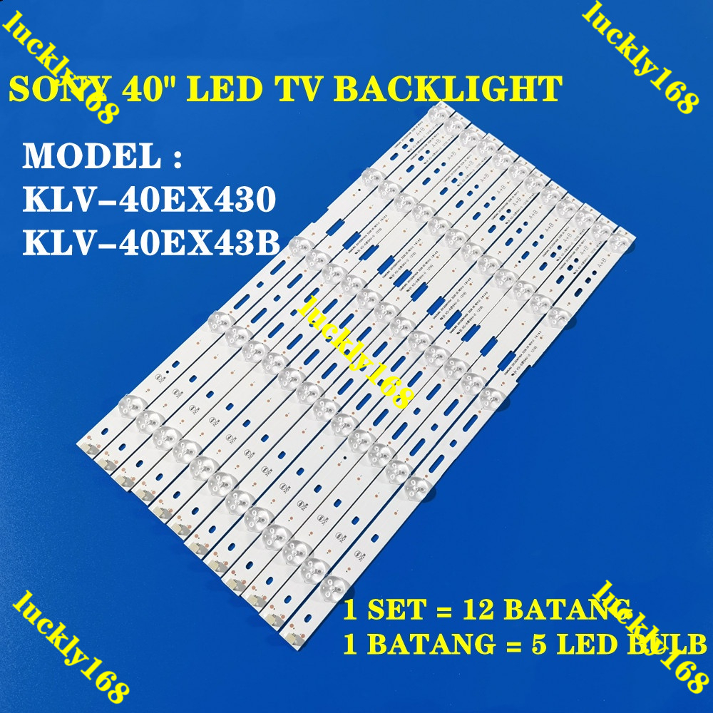 SONY Klv-40ex430 KLV-40EX43B KLV-40EX43A ไฟแบ็คไลท์ทีวี LED 40 นิ้ว KLV 40EX430 KLV 40EX43B 2012SONY