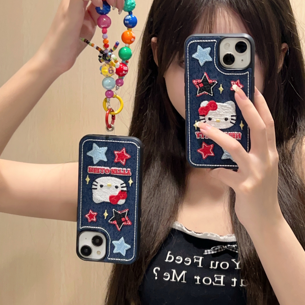 เคสโทรศัพท์มือถือ TPU แบบนิ่ม ลายคิตตี้ สําหรับ iphone 15 Pro Max 14 Pro Max 13 Pro Max 12 Pro