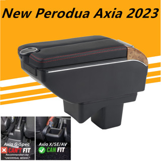 Perodua axia 2023 ที่วางแขนคอนโซลกลาง พร้อมที่วางแก้ว อุปกรณ์เสริม สําหรับรถยนต์