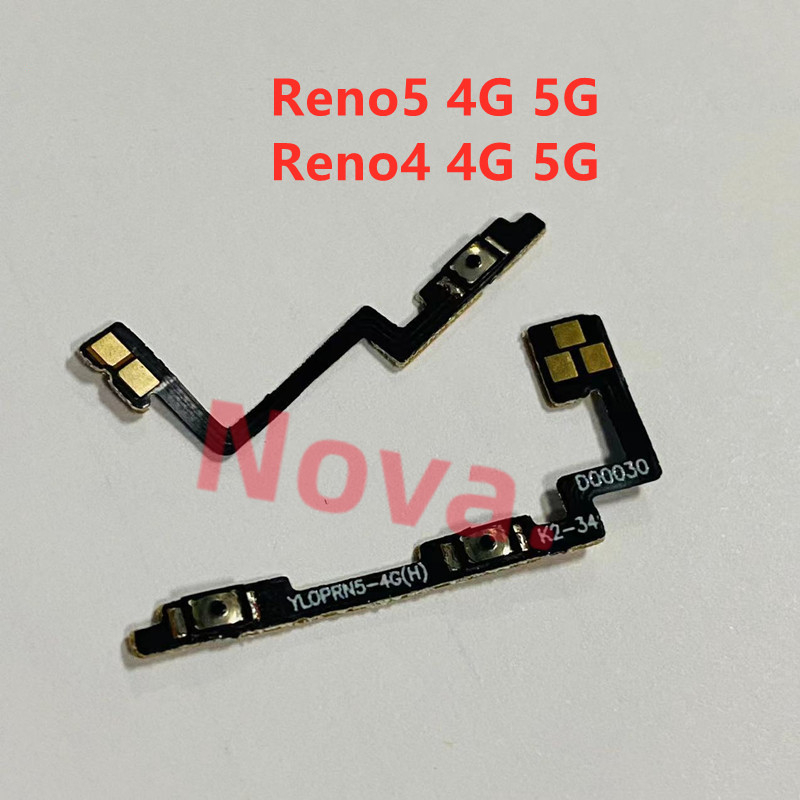 ปุ่มปรับระดับเสียง สําหรับ Oppo Reno5 4G 5G Reno4 4 5